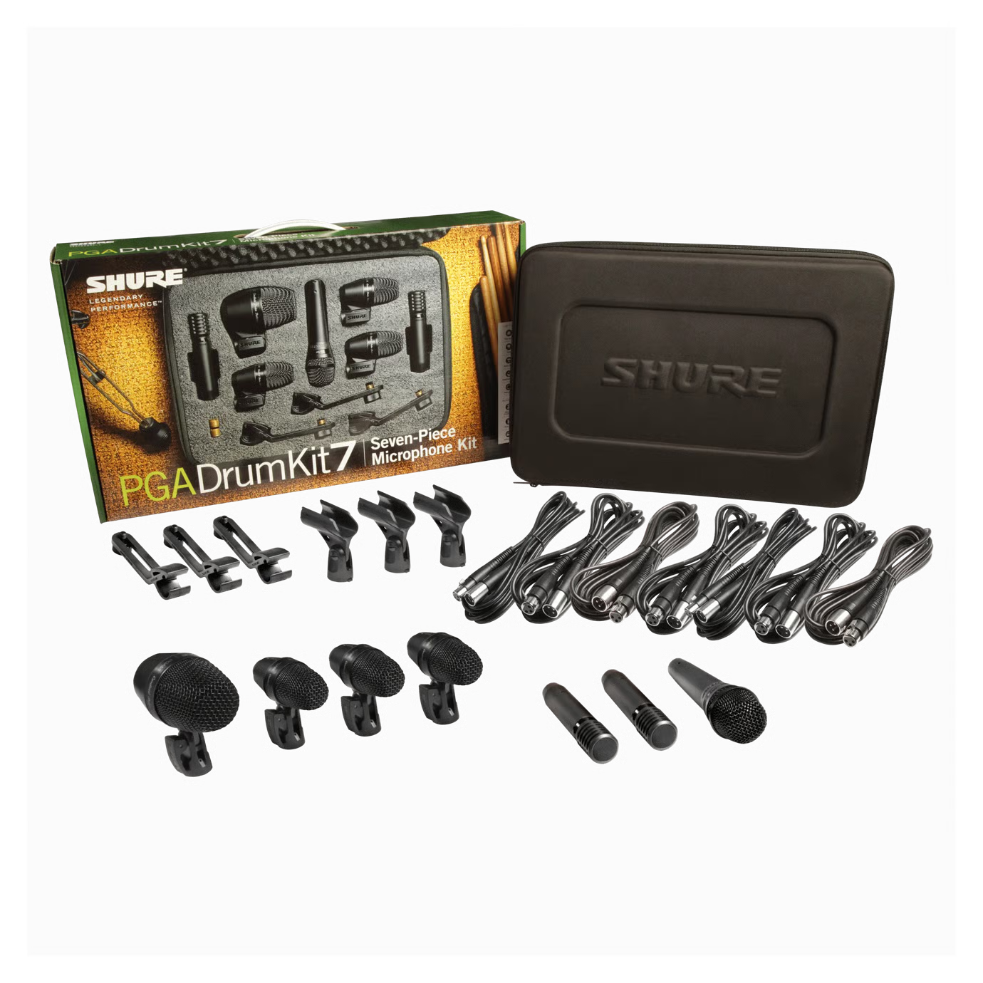 Shure PGADRUMKIT7 7-Piece Drum Microphone Kit