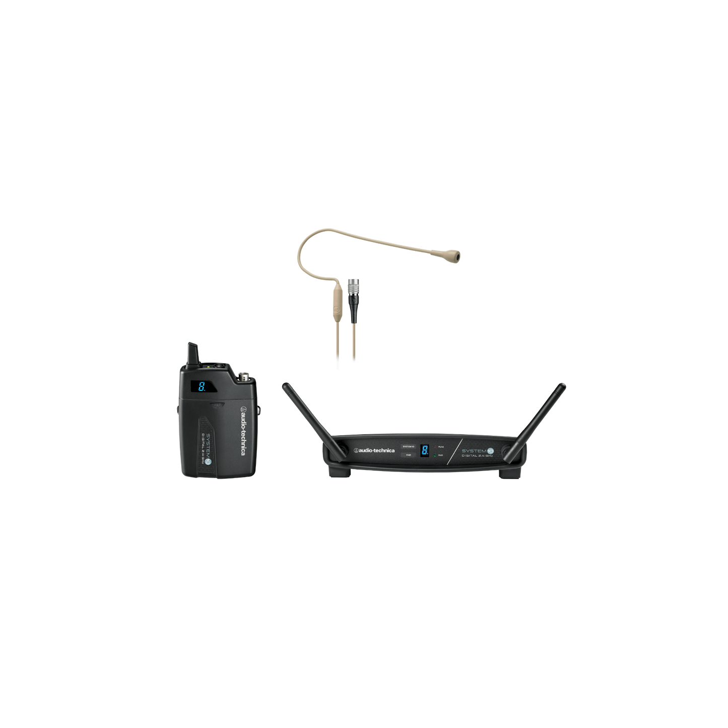 Audio Technica ATW-1101/H92-TH Wireless Headset Microphone System