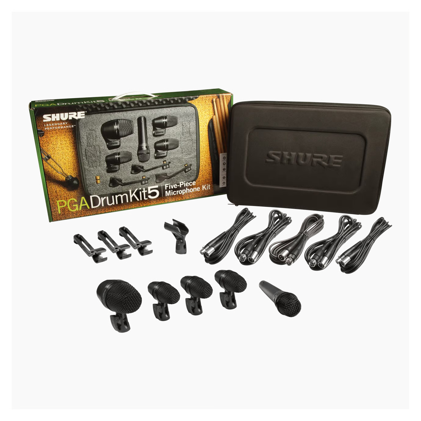 Shure PGADRUMKIT5 5-Piece Drum Microphone Kit