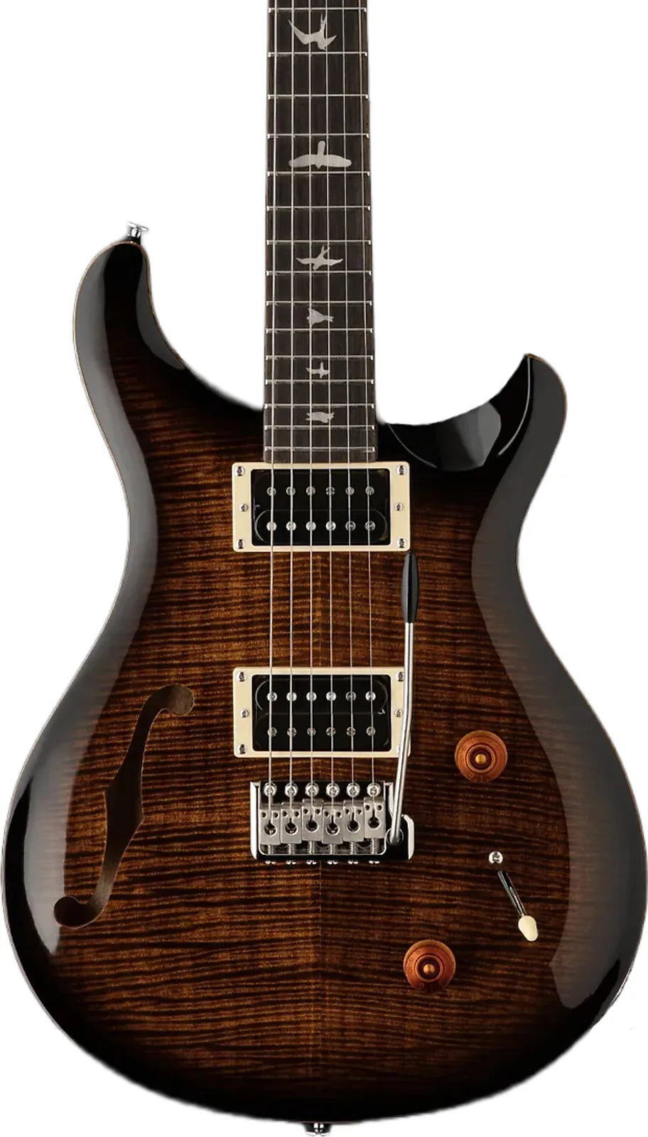 Paul Reed Smith SE Custom 22 Semi-Hollow, Black Gold Sunburst