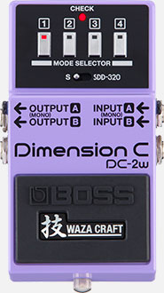 BOSS Dimension C, DC-2W Chorus Pedal, WAZA Craft edition