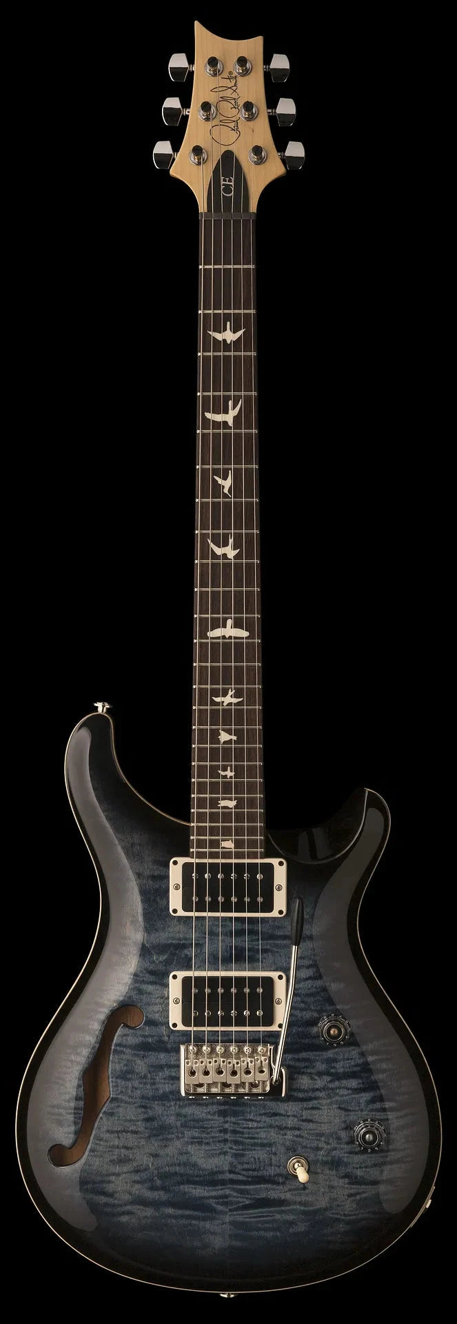Paul Reed Smith CE24 Semi-Hollow, Faded Blue Smokeburst