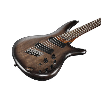 Ibanez SRC6MS, 6-String Bass, Black Stained Burst