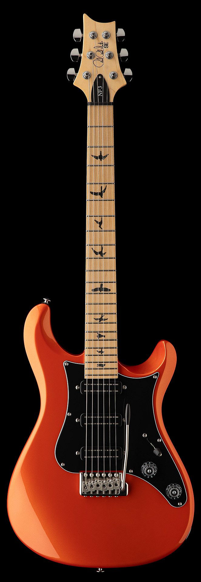 PRS SE NF3, Maple FB, Metallic Orange