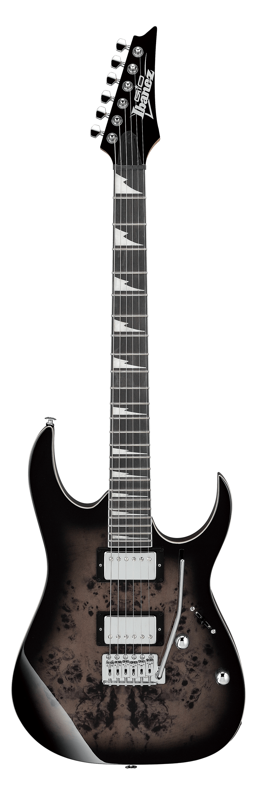 Ibanez GRG220PA1 Gio, Brown Black Burst