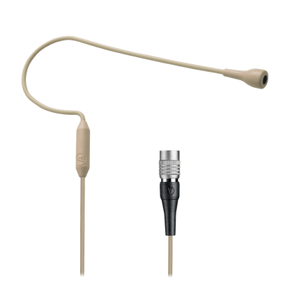 Audio Technica PRO92CW Omnidirectional Condenser Headworn Microphone, Beige