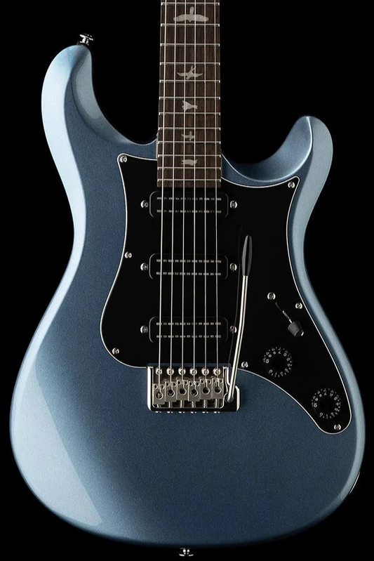 PRS SE NF3, Rosewood FB, Ice Blue Metallic