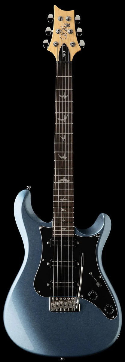 PRS SE NF3, Rosewood FB, Ice Blue Metallic