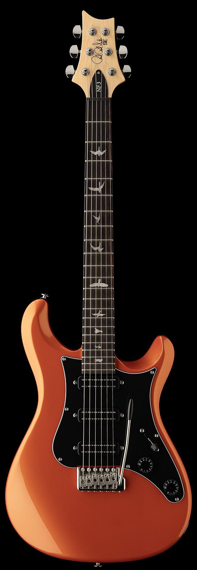 PRS SE NF3, Rosewood FB, Metallic Orange