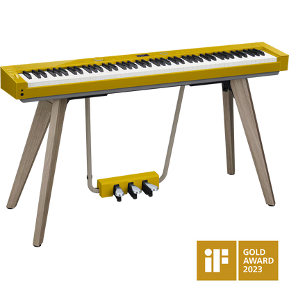 Casio Privia PX-S7000 w/ Bench - Slim Digital Piano in Harmonious Mustard