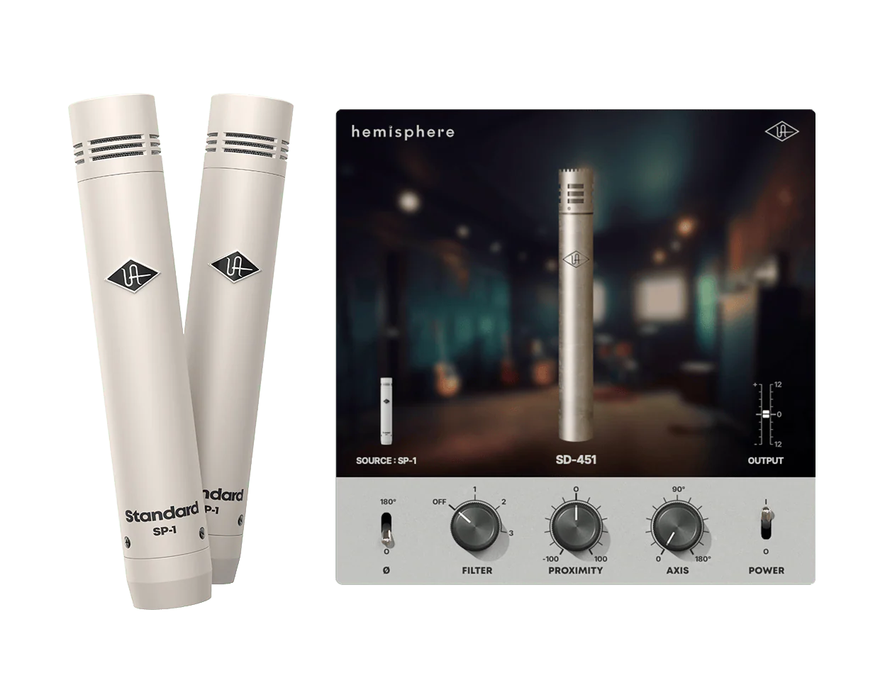 Universal Audio | SP-1 Pencil Microphone Pair w/ Hemisphere Modeling