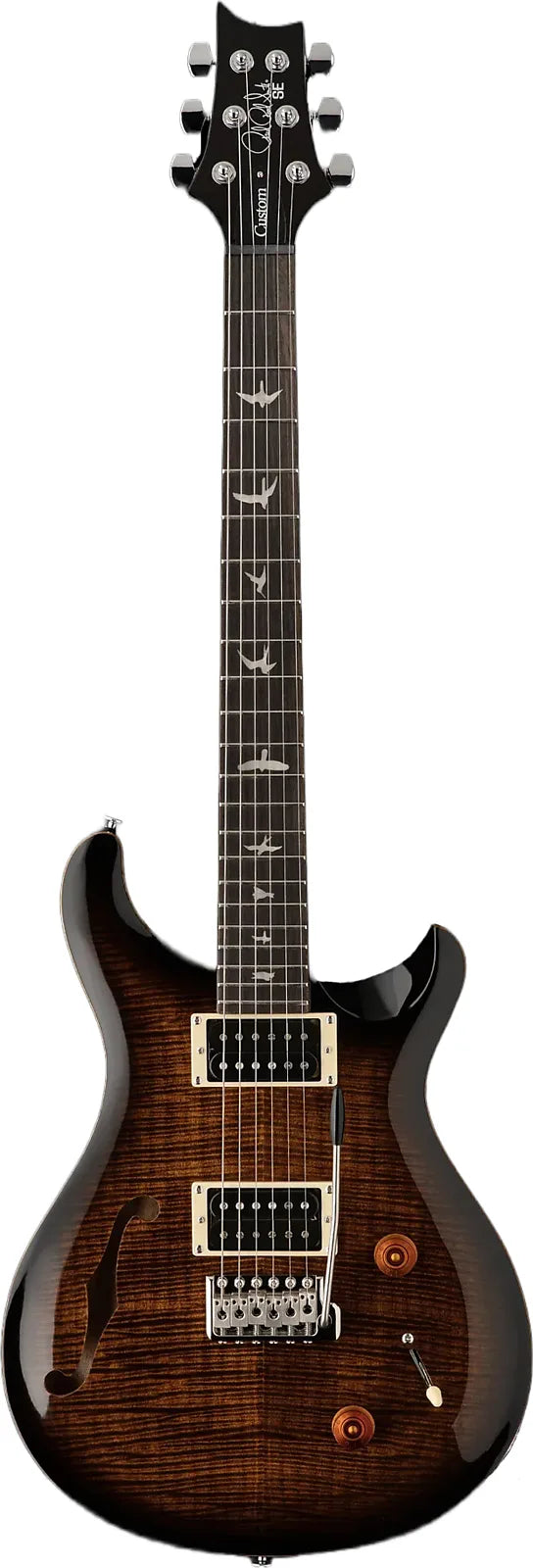 Paul Reed Smith SE Custom 22 Semi-Hollow, Black Gold Sunburst